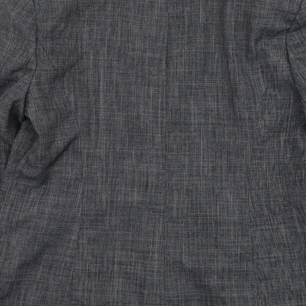 Papaya Womens Grey Jacket Blazer Size 12 Button