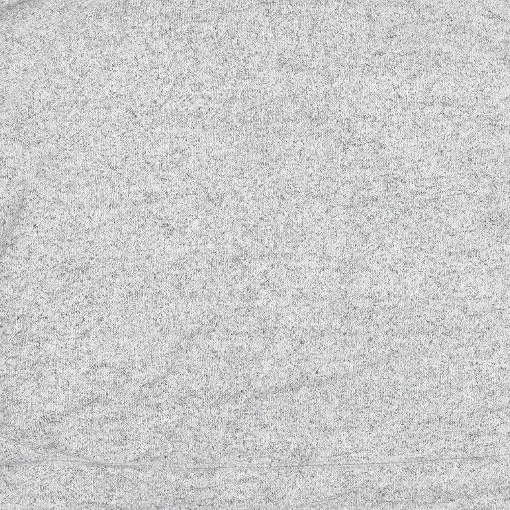 F&F Womens Grey Round Neck Viscose Pullover Jumper Size 14
