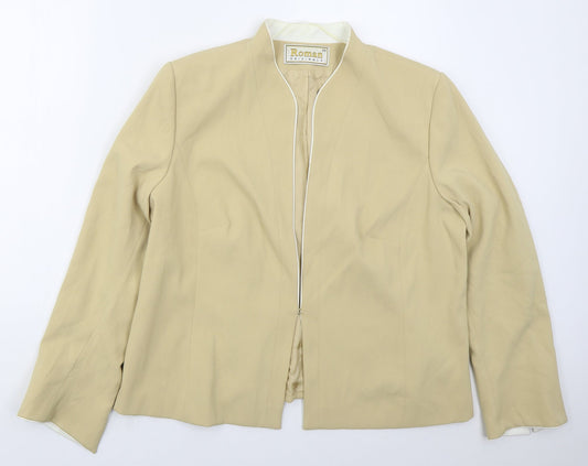 Womens UK Size 22 Roman Beige Jacket