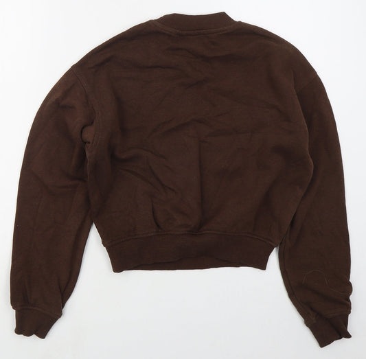 H&M Womens Brown Cotton Pullover Sweatshirt Size XS Pullover - Portland Oregon