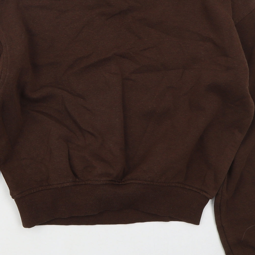 H&M Womens Brown Cotton Pullover Sweatshirt Size XS Pullover - Portland Oregon