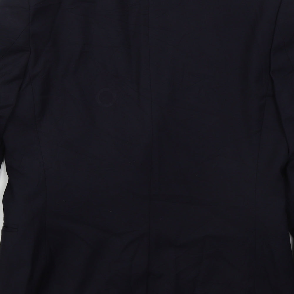 Mens UK Size 38 Topman Regular Blue Suit Jacket
