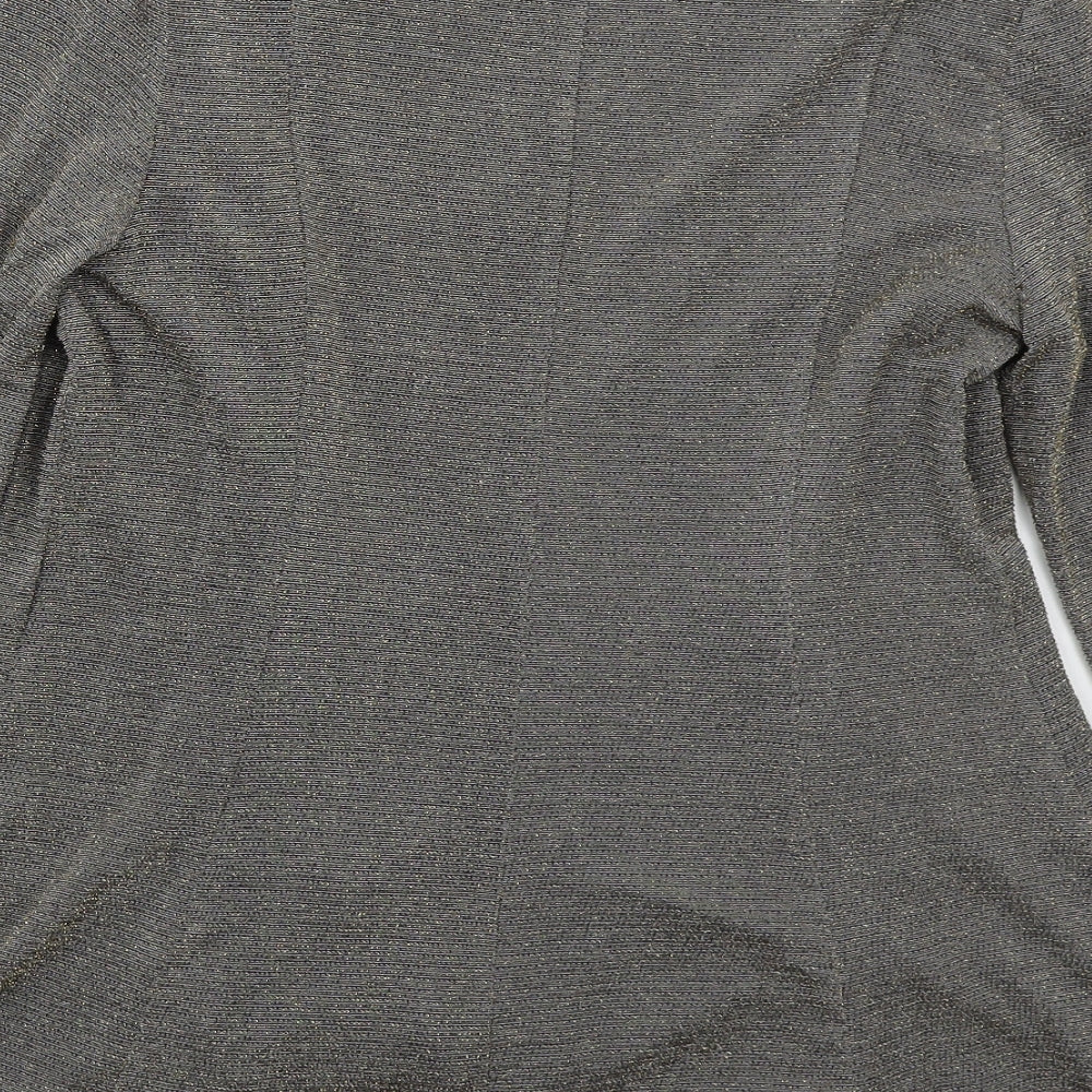 Womens UK Size 14 Roman Grey Cardigan Jumper