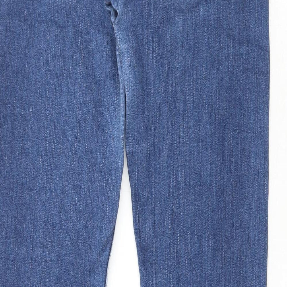 Mens UK Size 28 in Preworn Regular Fit Jegging Blue Jeans
