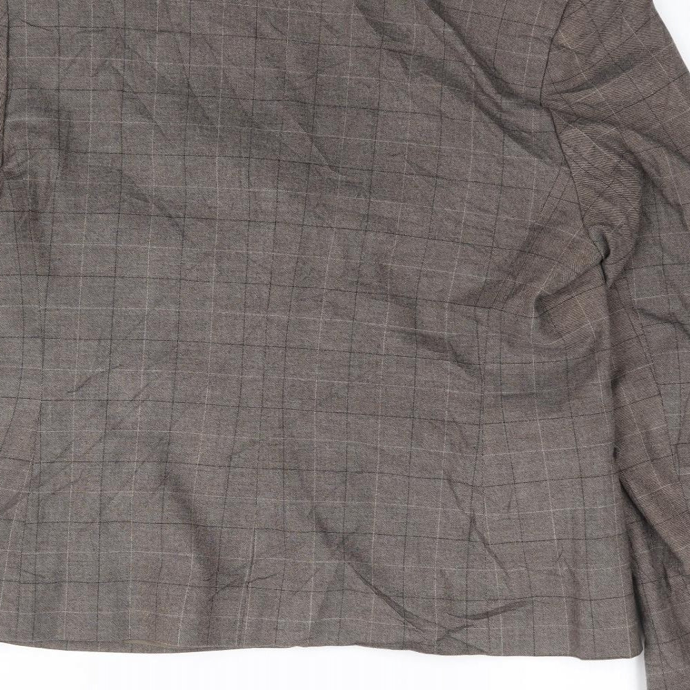 Womens UK Size 14 AMARANTO Brown Jacket