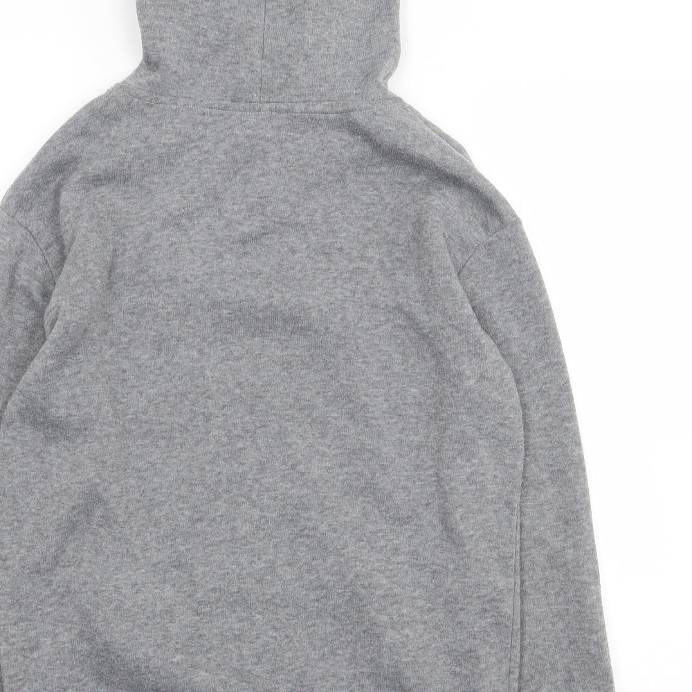 Preworn Womens Grey Polyester Pullover Hoodie Size XS Pullover