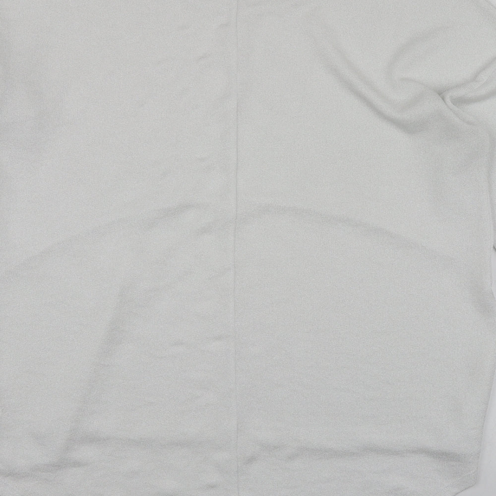 Womens UK Size L Gallery White Basic Blouse