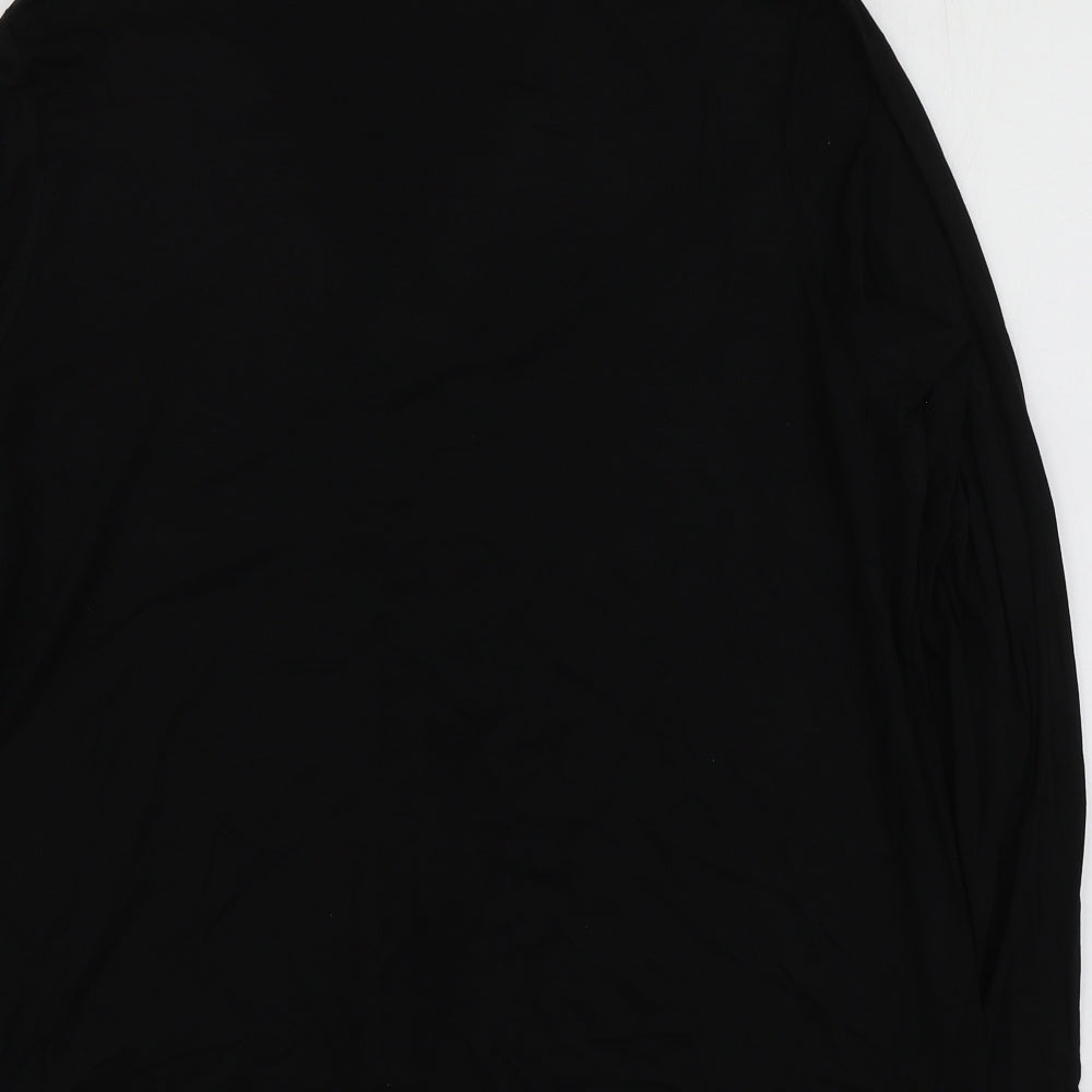 Womens UK Size L Dunnes Stores Black Basic Blouse