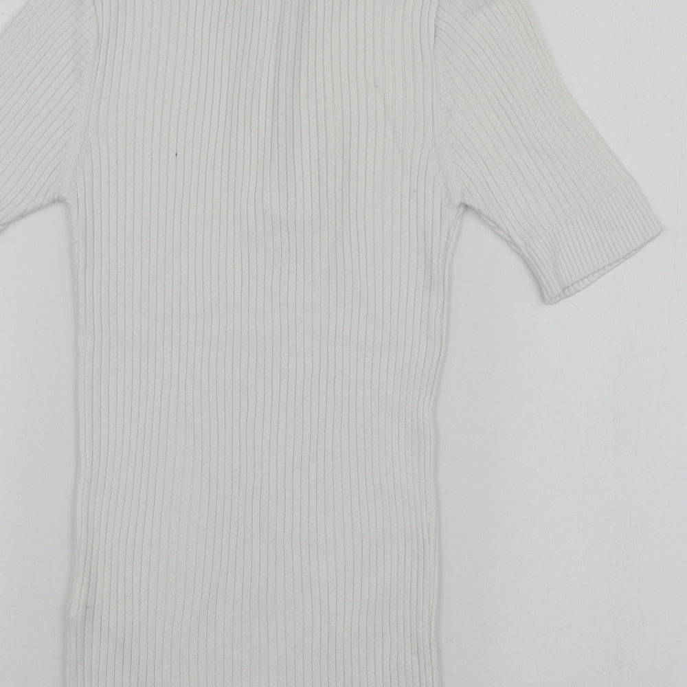 Womens UK Size 6 Savida White Pullover Jumper