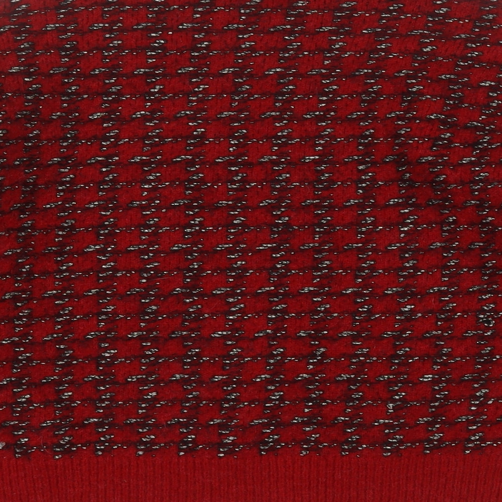 Womens UK Size S MNG Red Pullover Jumper