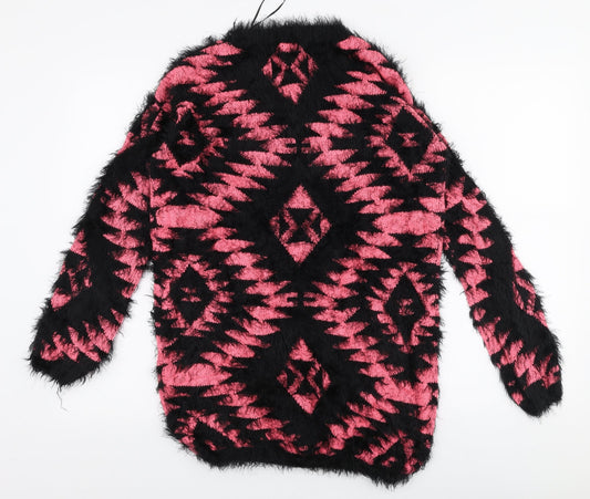 Womens UK Size S Quiz Multicoloured Pullover Jumper