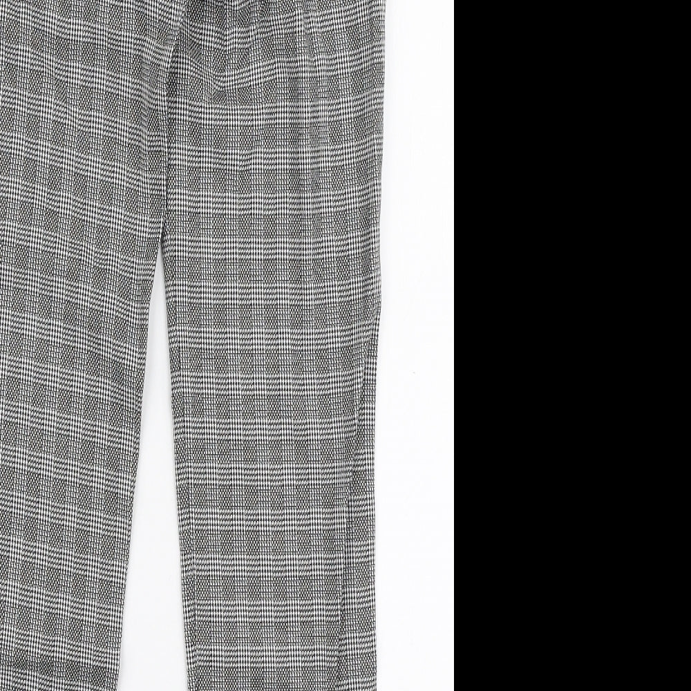 Womens UK Size 6 Warehouse Slim Fit Grey Trousers
