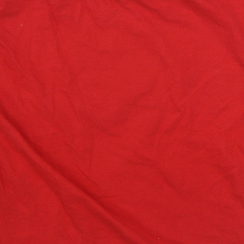 JHK Boys Red 100% Cotton Basic T-Shirt Size 7-8 Years Round Neck Pullover - Spider-Man