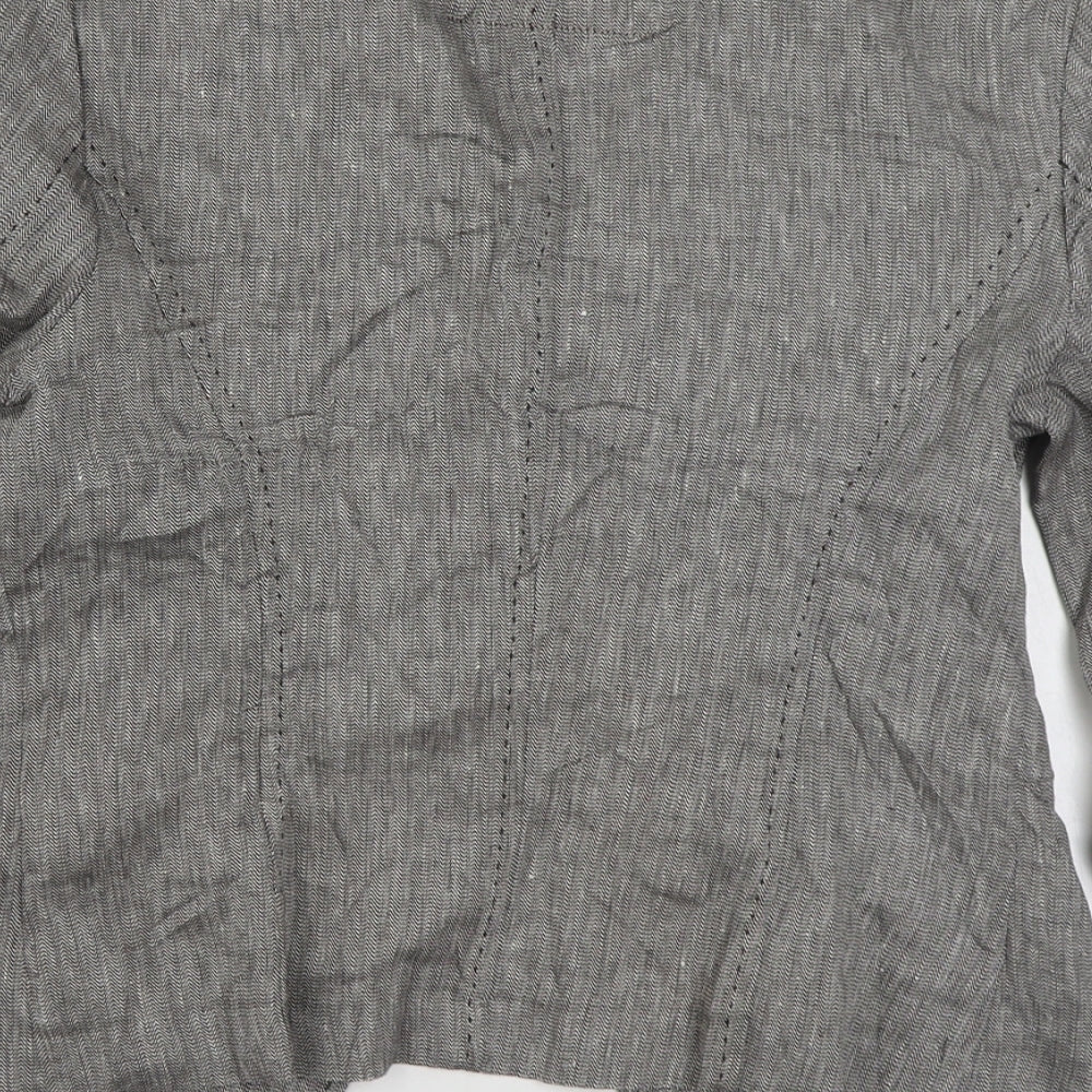 Womens UK Size 10 Per Una Grey Jacket