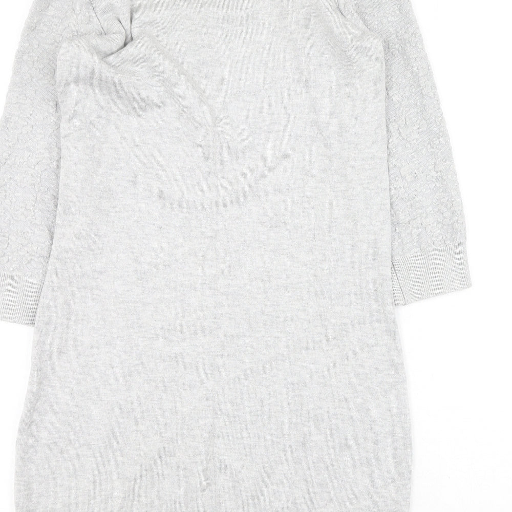 Womens UK Size 10 Dorothy Perkins Grey Pullover Jumper