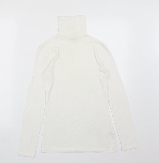 Womens UK Size 10 Matalan White Pullover Jumper