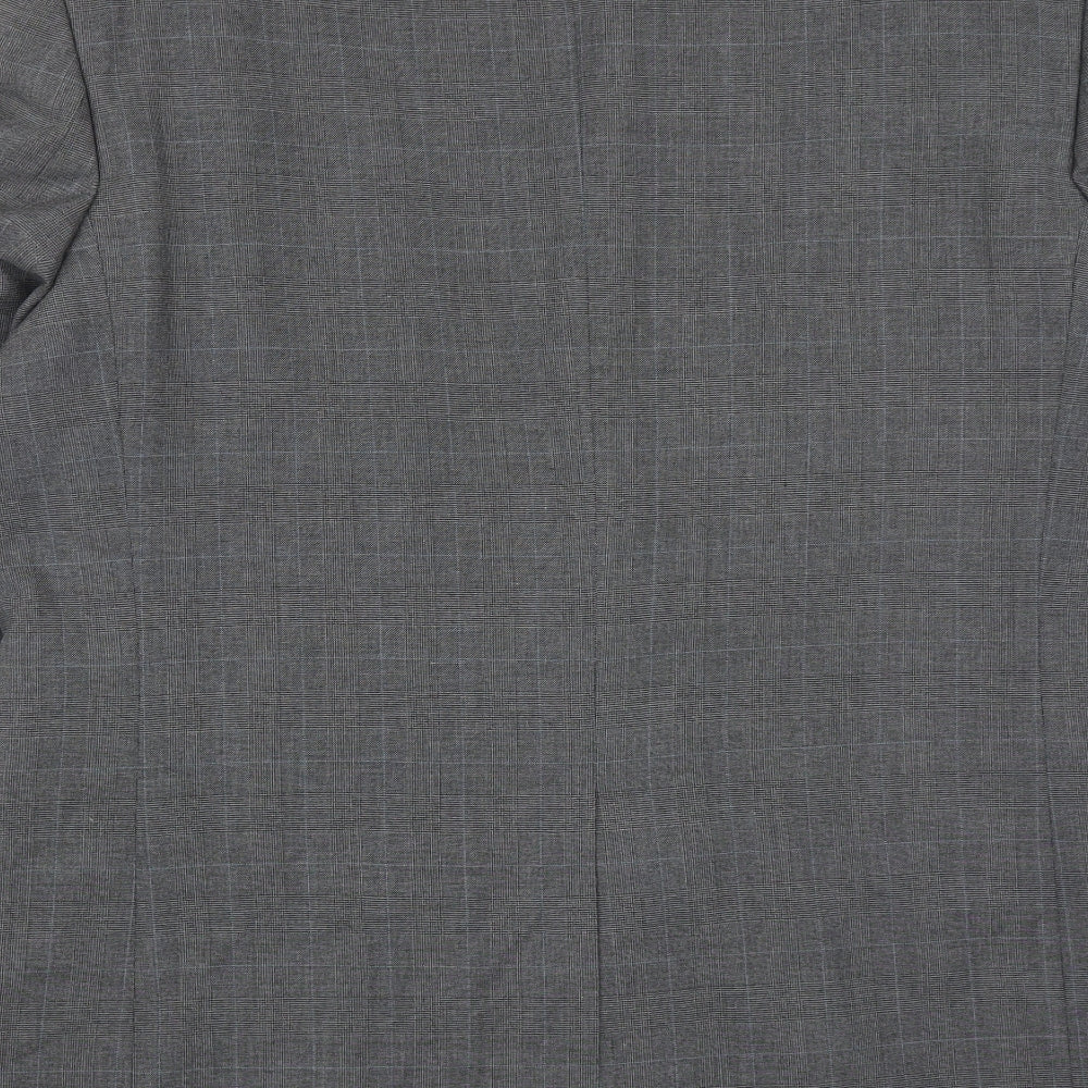 George Mens Grey  Polyester Jacket Suit Jacket Size 44