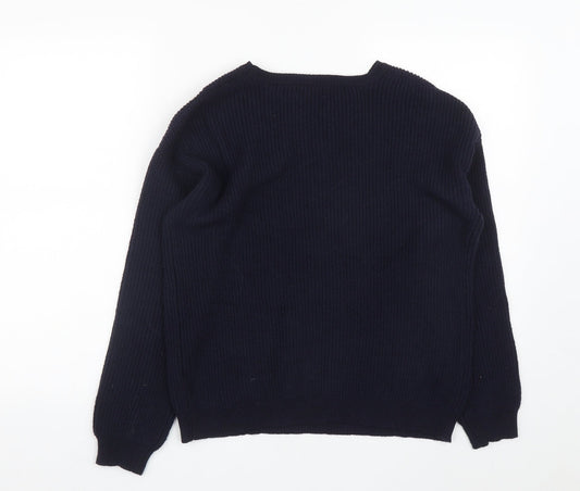 Womens UK Size M Matalan Blue Pullover Jumper