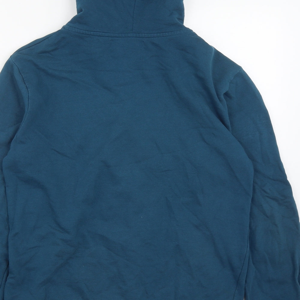 Mens UK Size River Island Green Full Zip Hoodie