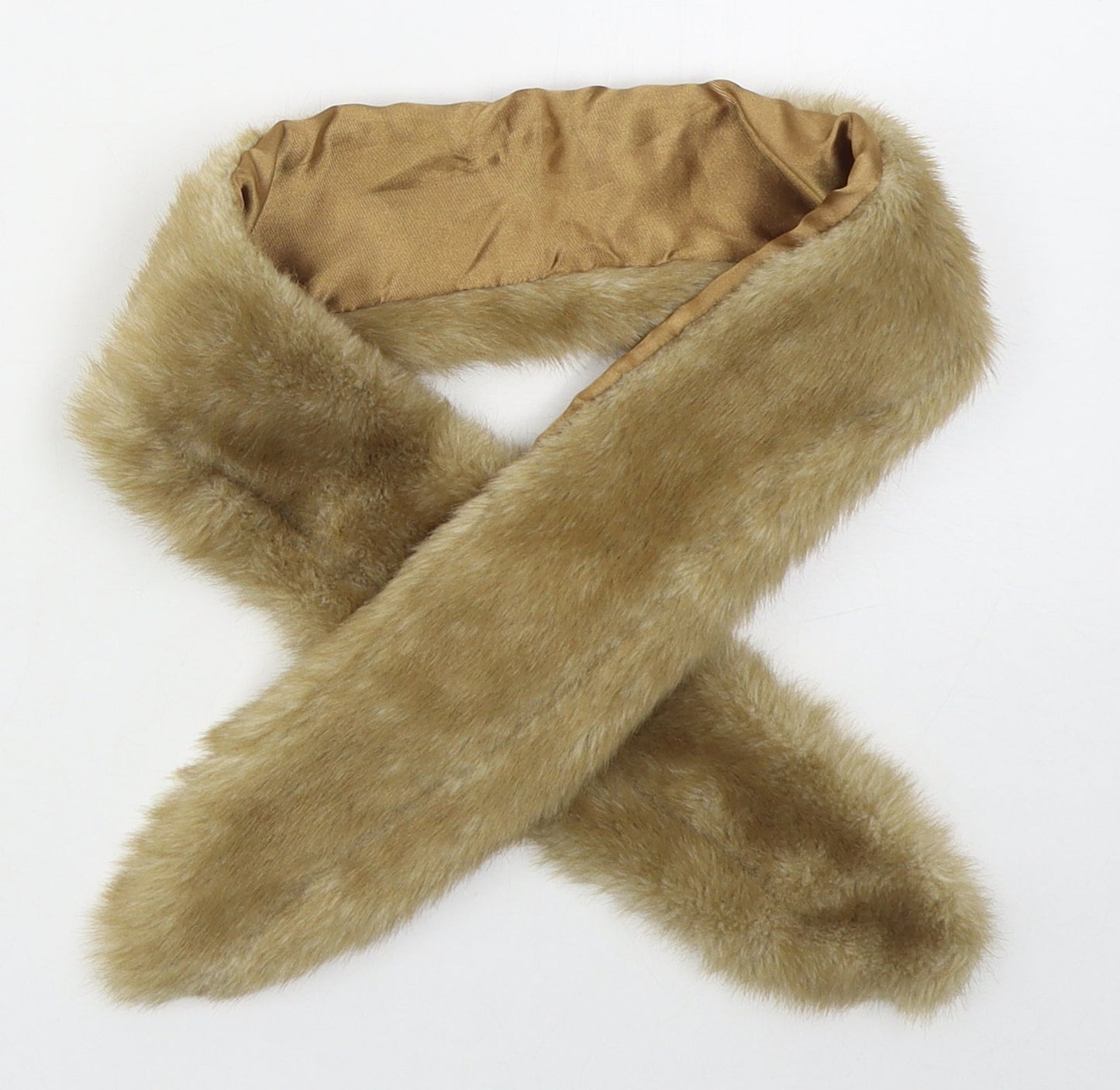 Atmosphere Womens Beige Acrylic Scarf