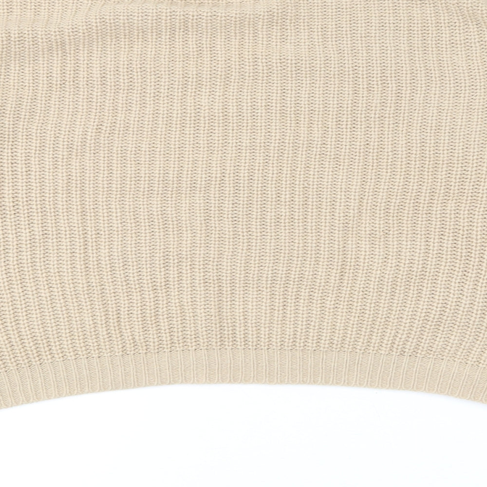 Womens UK Size 14 Missguided Beige Pullover Jumper