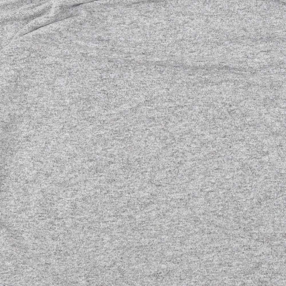 F&F Womens Grey Round Neck Viscose Pullover Jumper Size 10