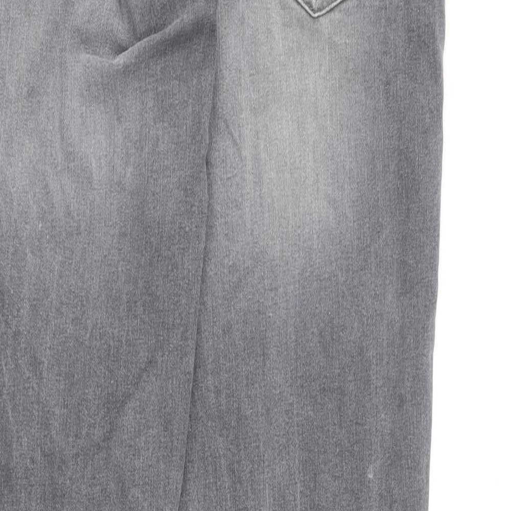 Denim & Co. Womens Grey Cotton Skinny Jeans Size 32 in L32 in Regular