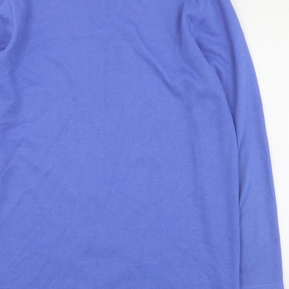 Womens UK Size S Mackays Blue Full Zip Jumper