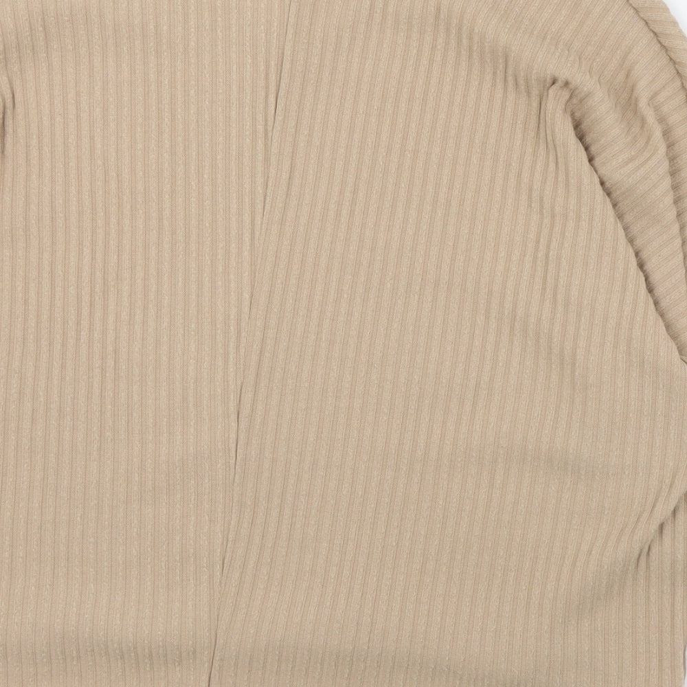 Womens UK Size S New Look Brown Pullover Jumper