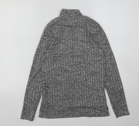 Womens UK Size 10 Peacocks Grey Pullover Jumper