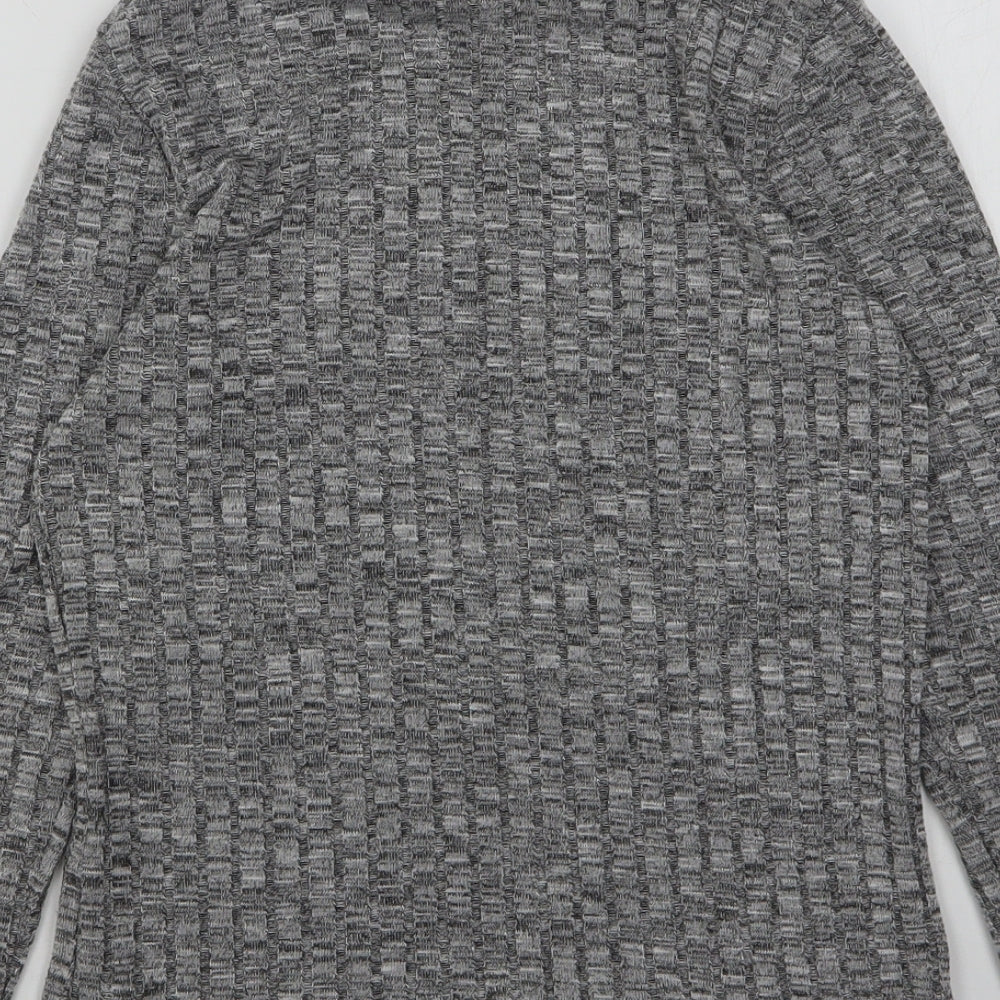 Womens UK Size 10 Peacocks Grey Pullover Jumper