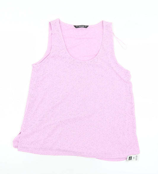 Womens UK Size S Dunnes Stores Purple Basic Tank