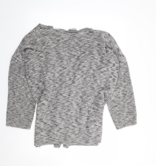 Womens UK Size L Marks and Spencer Grey Cardigan Jumper