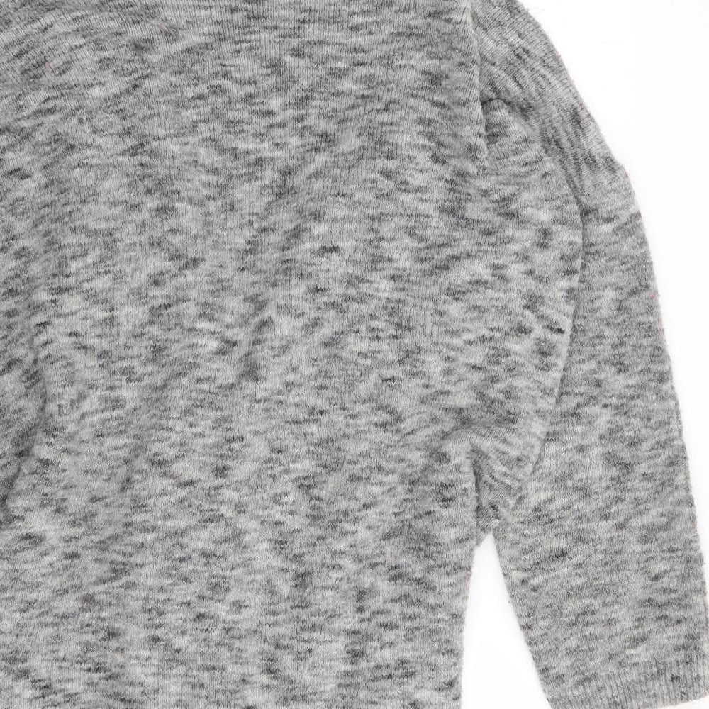 Womens UK Size L Marks and Spencer Grey Cardigan Jumper