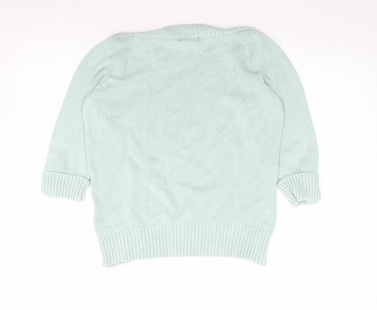 Womens UK Size S Bonmarché Green Pullover Jumper