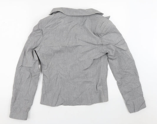 George Womens Grey Jacket Blazer Size 10 Button
