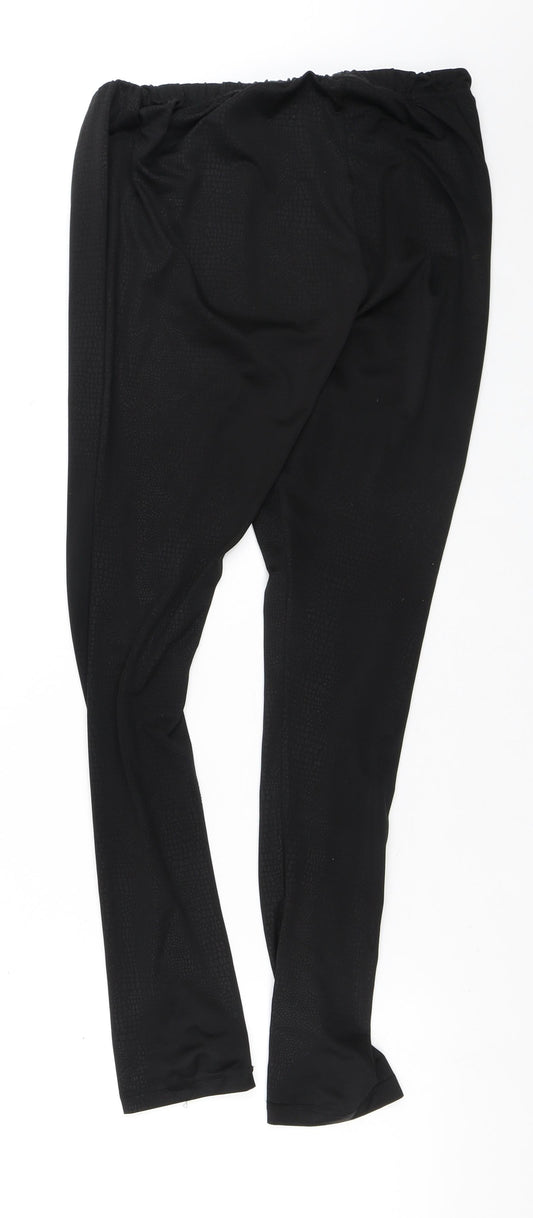 Womens UK Size S Preworn Cargo Black Leggings