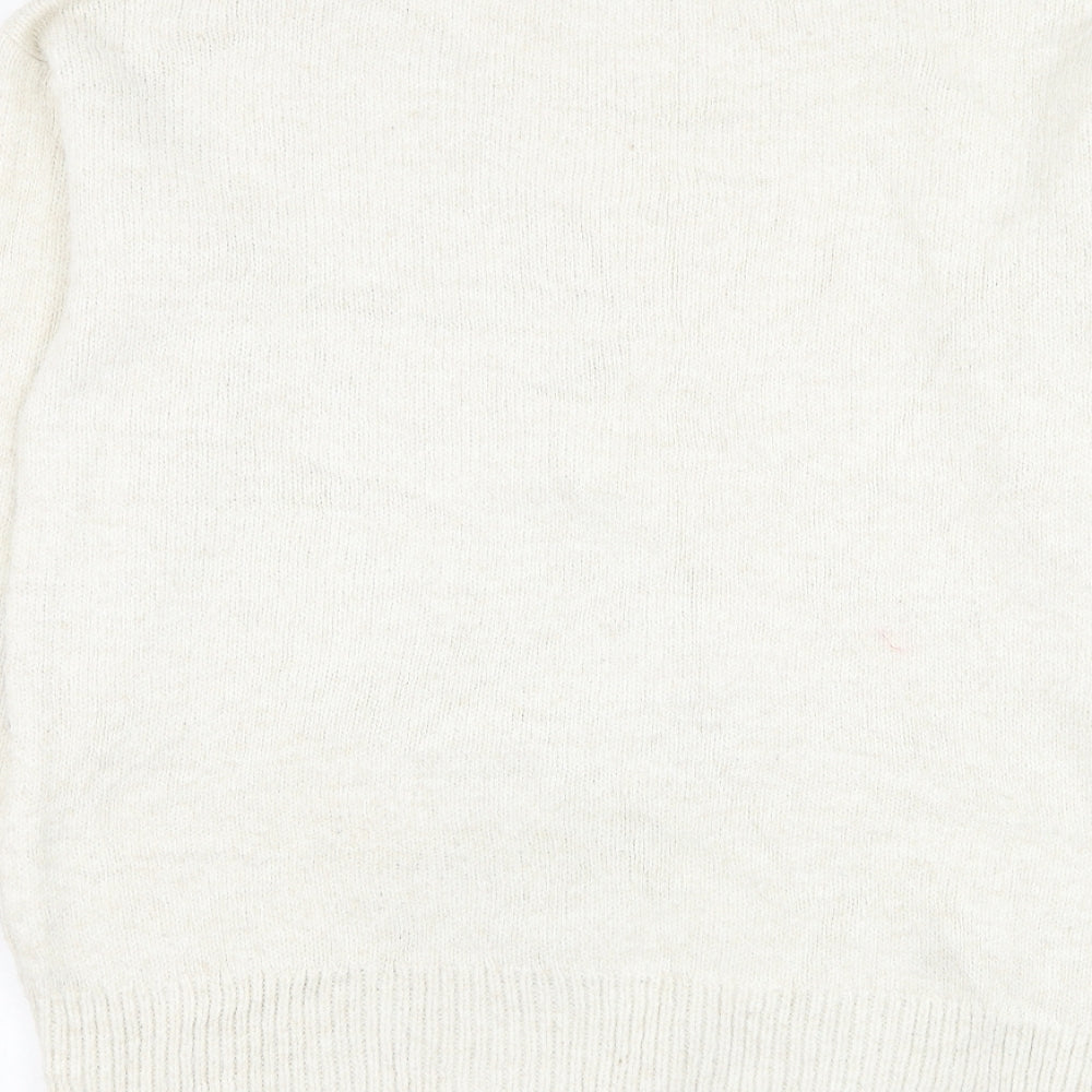 Womens UK Size S NEXT Ivory Pullover Jumper