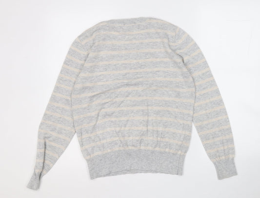 Womens UK Size 12 Red Herring Grey Pullover Jumper