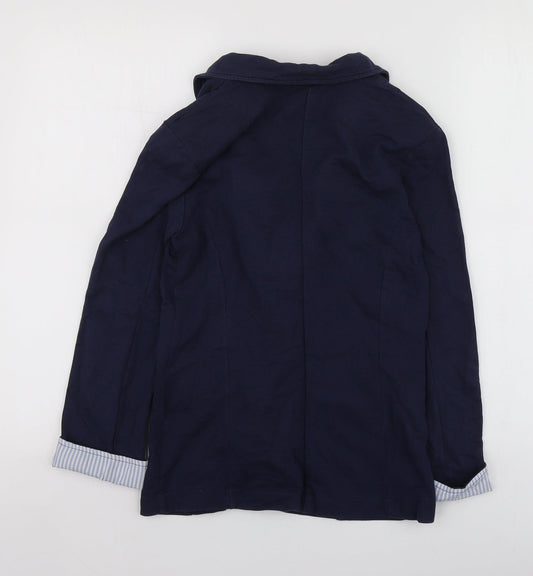 Womens UK Size 6 Internacionale Regular Blue Blazer