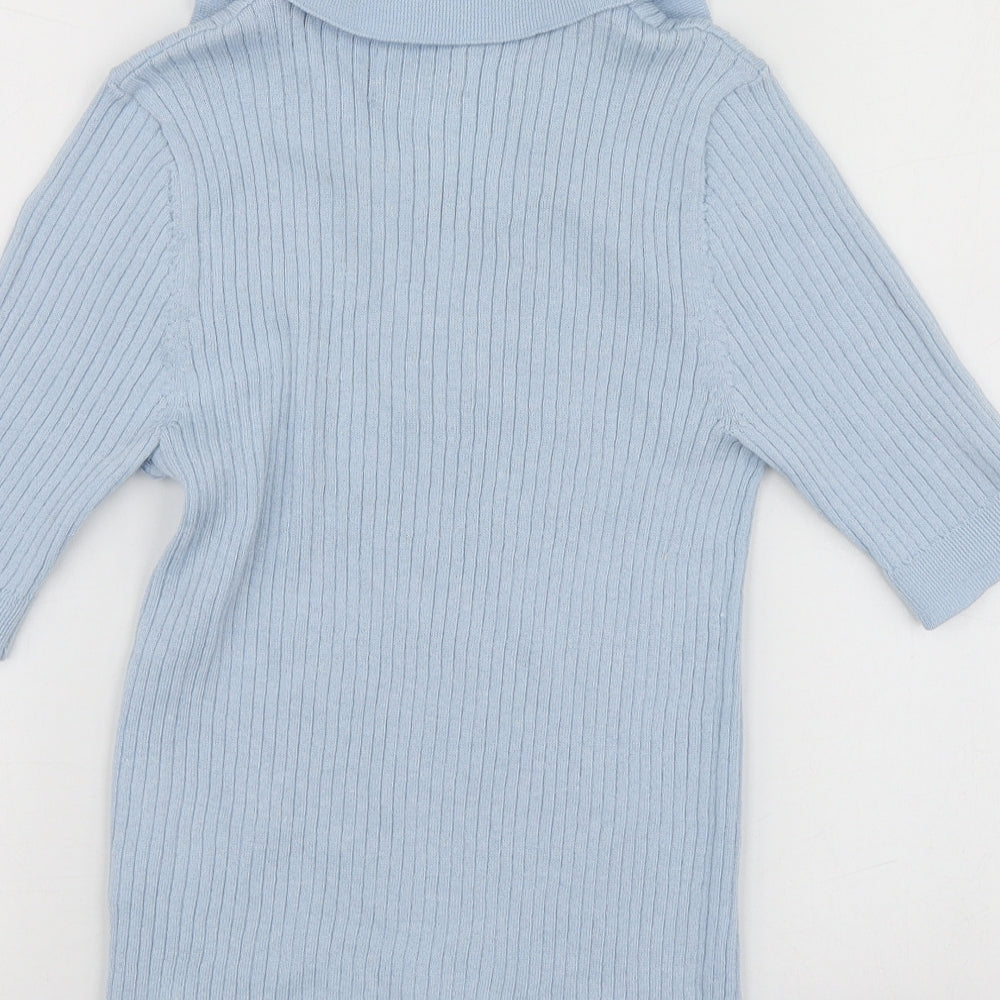 Womens UK Size S Only Blue Pullover Jumper