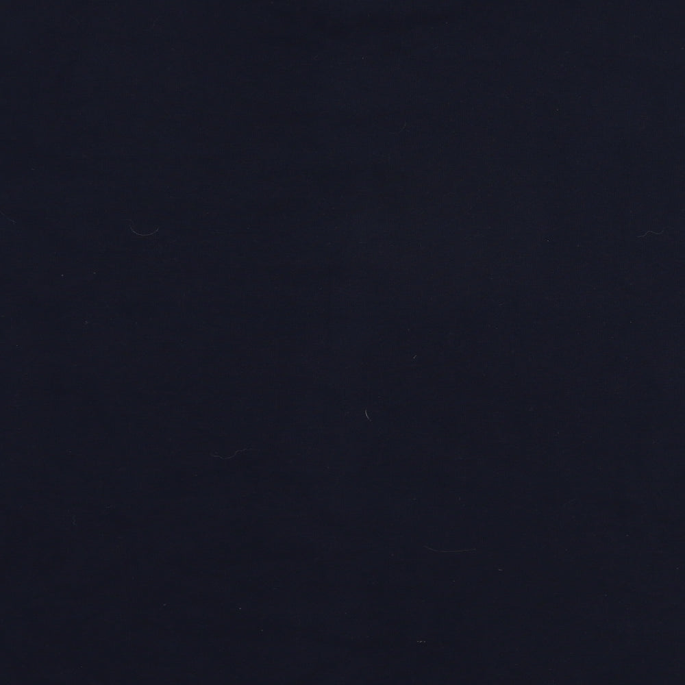 Uneek Mens Blue Cotton Polo Size XL Collared Button