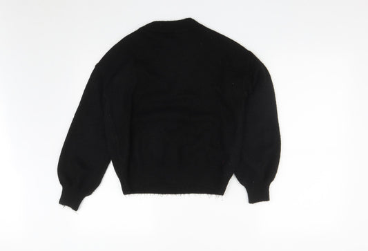 Womens UK Size S Matalan Black Pullover Jumper
