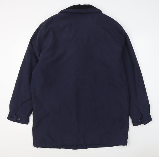 Mens UK Size M Essentials Blue Jacket
