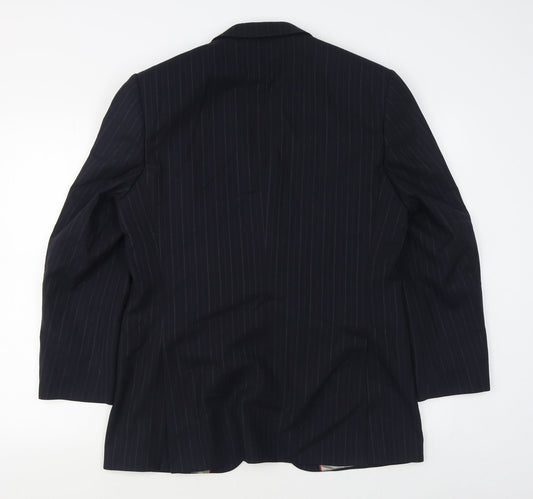 Mens UK Size 38 City Survival Regular Blue Suit Jacket