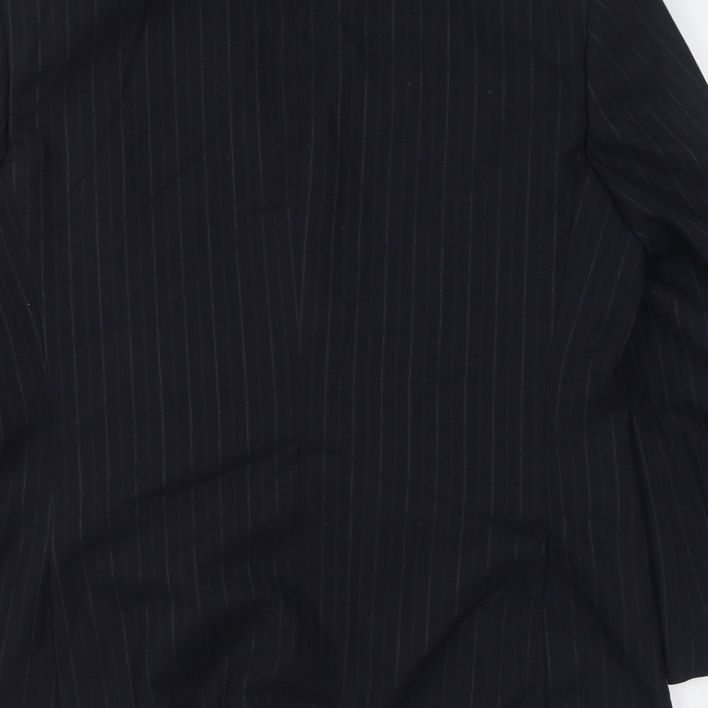 Mens UK Size 38 City Survival Regular Blue Suit Jacket