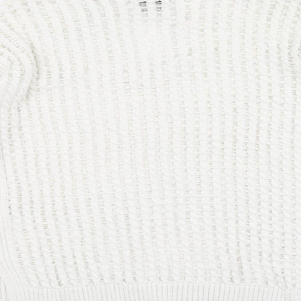 Womens UK Size 12 NEXT Ivory Pullover Sweatshirt