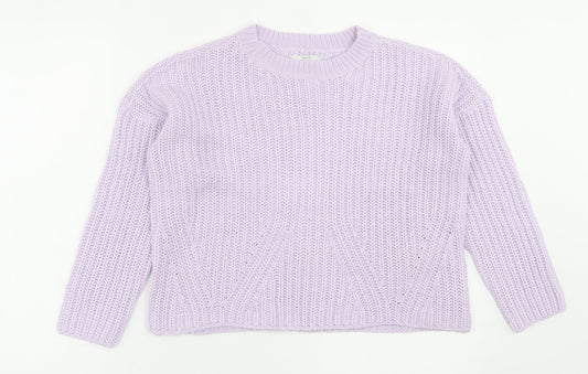 Womens UK Size S Only Purple Pullover Jumper