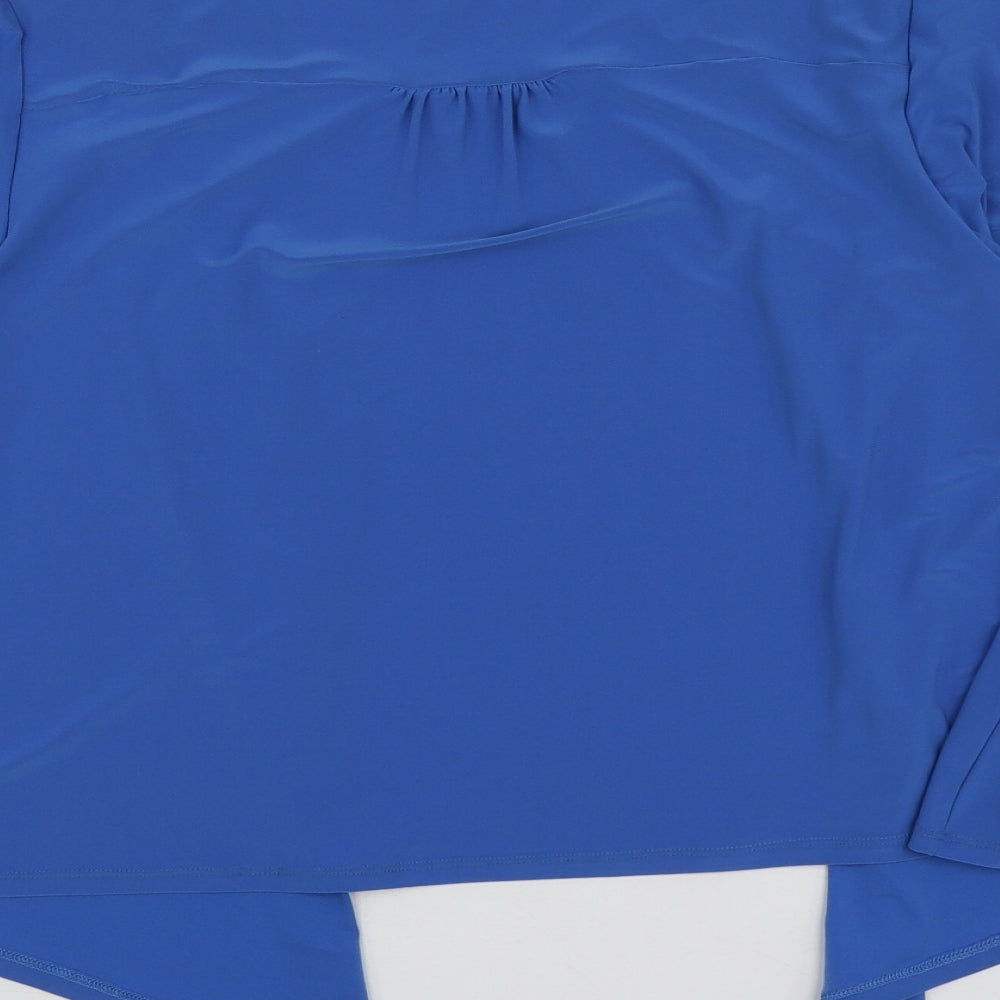 Womens UK Size 20 Nightingales Blue Cardigan Jumper