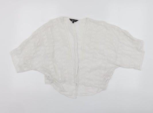 Womens UK Size S New Look White Gilet